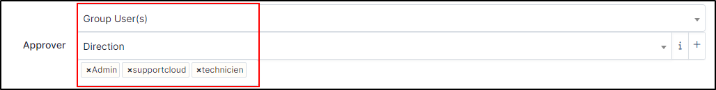 add a new group for approval